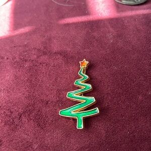 Christmas tree brooch